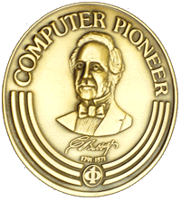 The medal "Pioneer of computer engineering". Photo. Size 29 kb